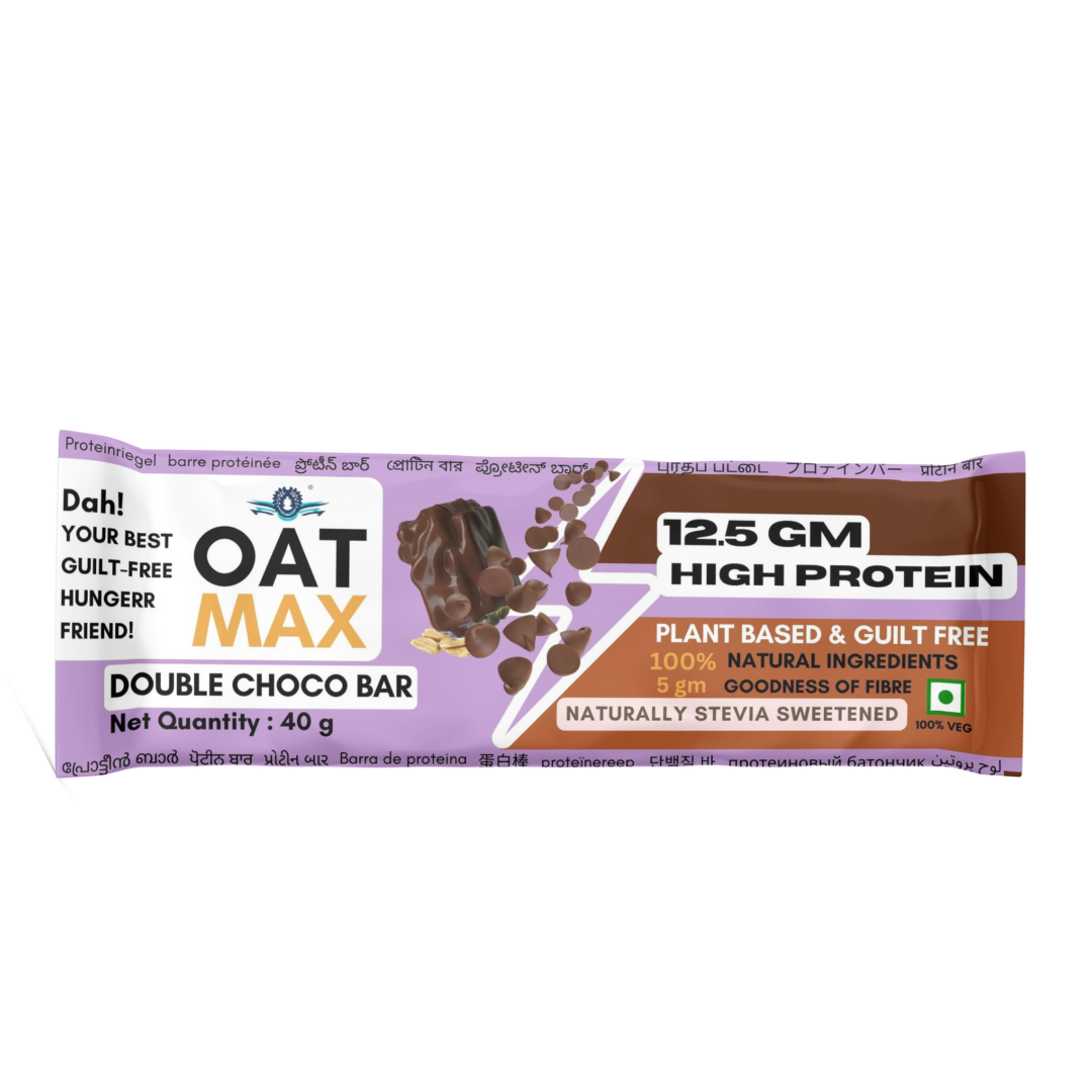 OATMAX DOUBLE CHOCO PROTEIN BAR (40 gm)