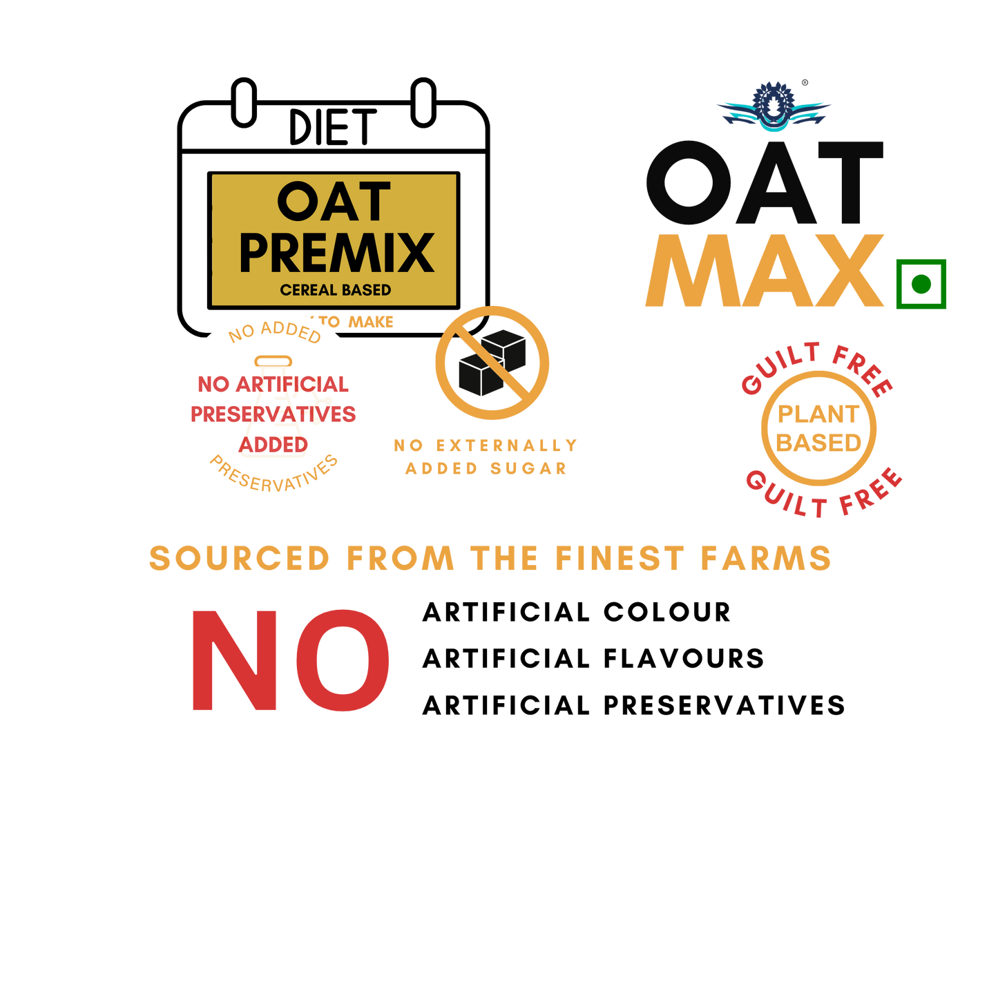 OATMAX COFFEE SMOOTHIE PREMIX – COFFEE DRINK POWDER | NATURAL POWDERS AND OATS | INSTANT MILK OR WATER MIX | NO ADDED PRESERVATIVES OR FLAVOURS