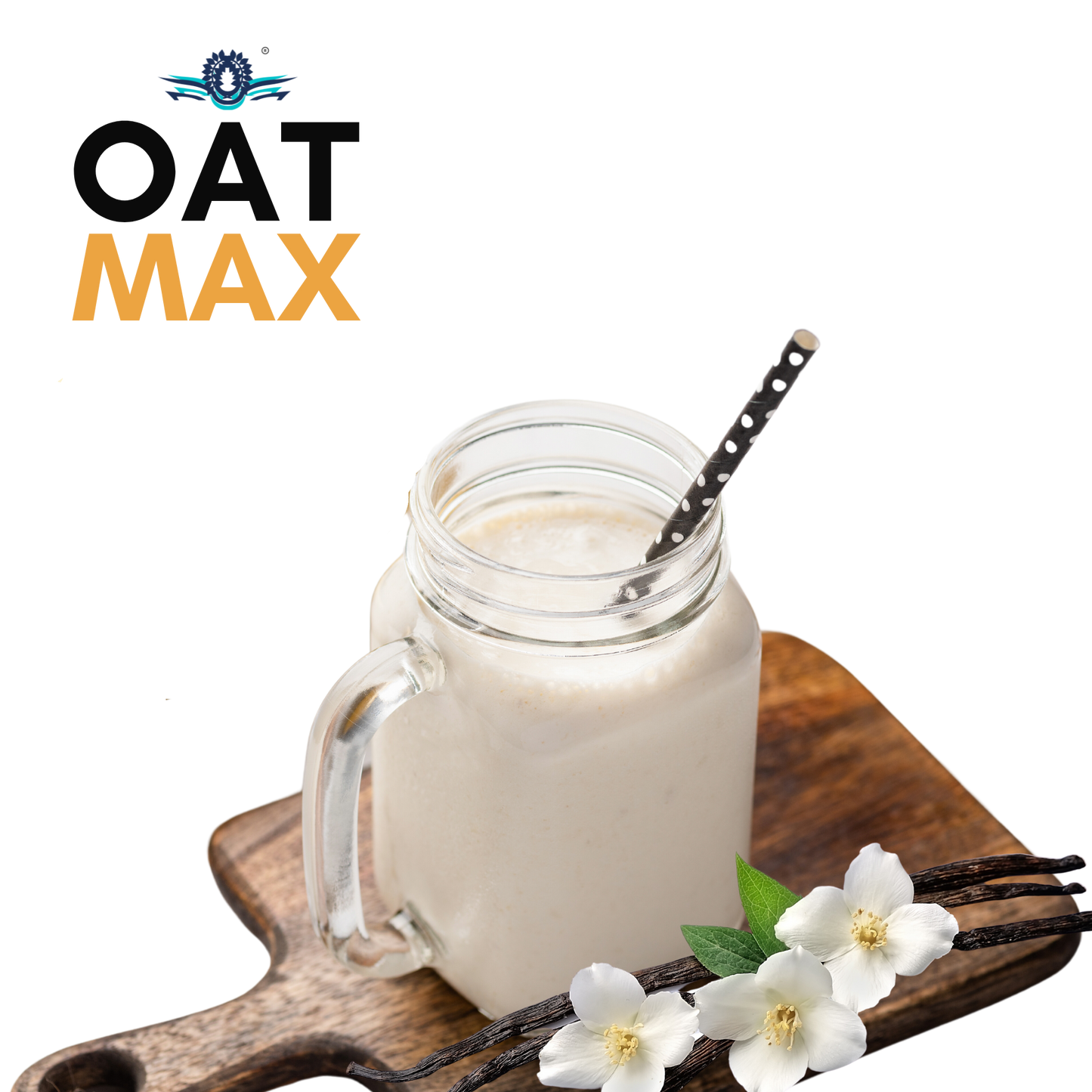 OATMAX VANILLA SMOOTHIE PREMIX – VANILLA DRINK POWDER | NATURAL POWDERS AND OATS | INSTANT MILK OR WATER MIX | NO ADDED PRESERVATIVES OR FLAVOURS
