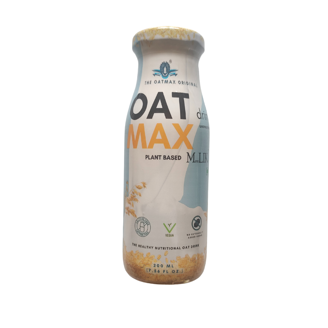 OATMAX Oat Drink Vanilla Flavour Drink 200 ml [Glass bottle]