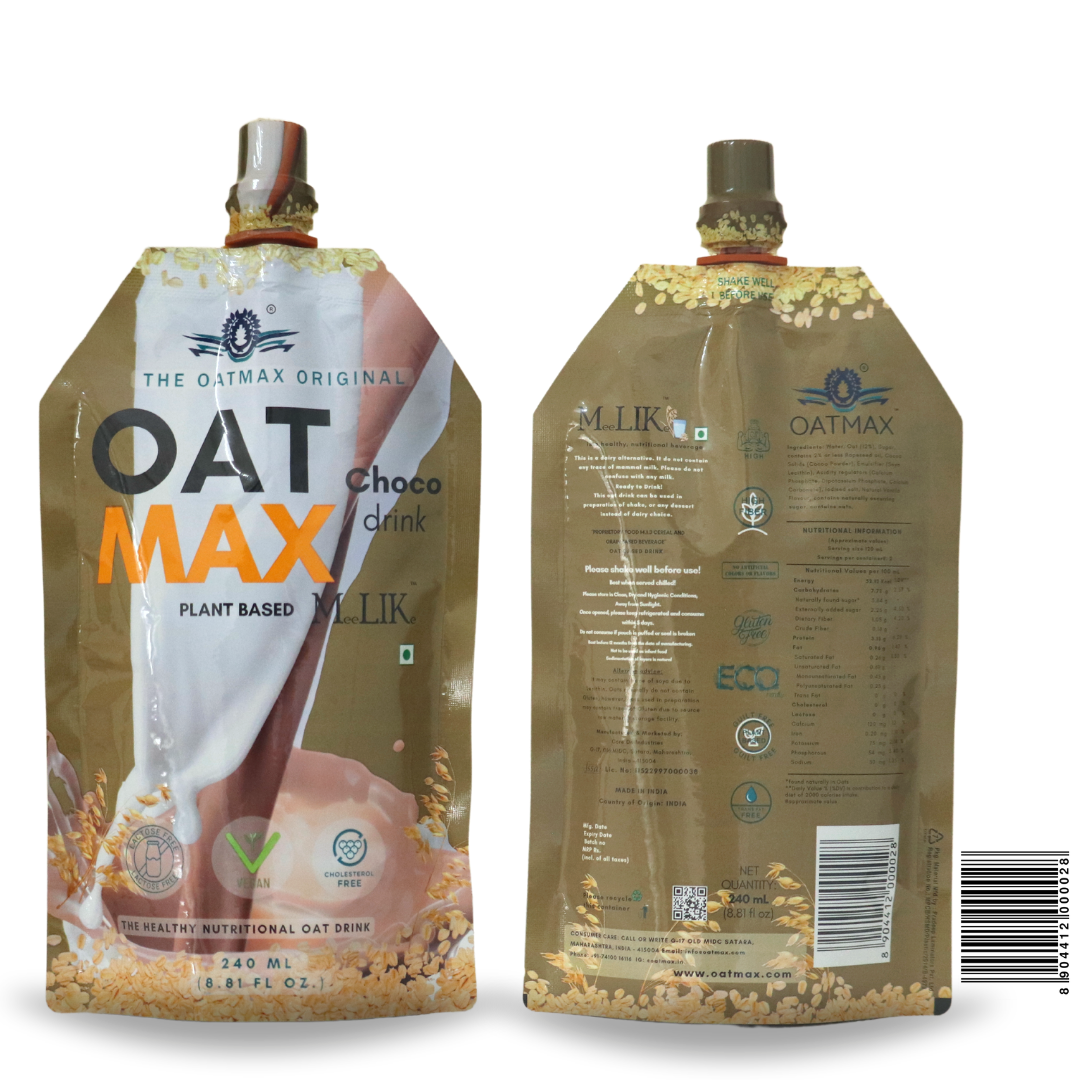 OATMAX Oat Drink Choco Spout Pouch 240 ml