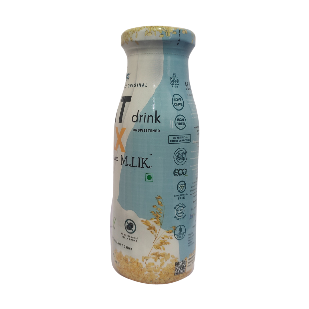 OATMAX Oat Drink Vanilla Flavour Drink 200 ml [Glass bottle]